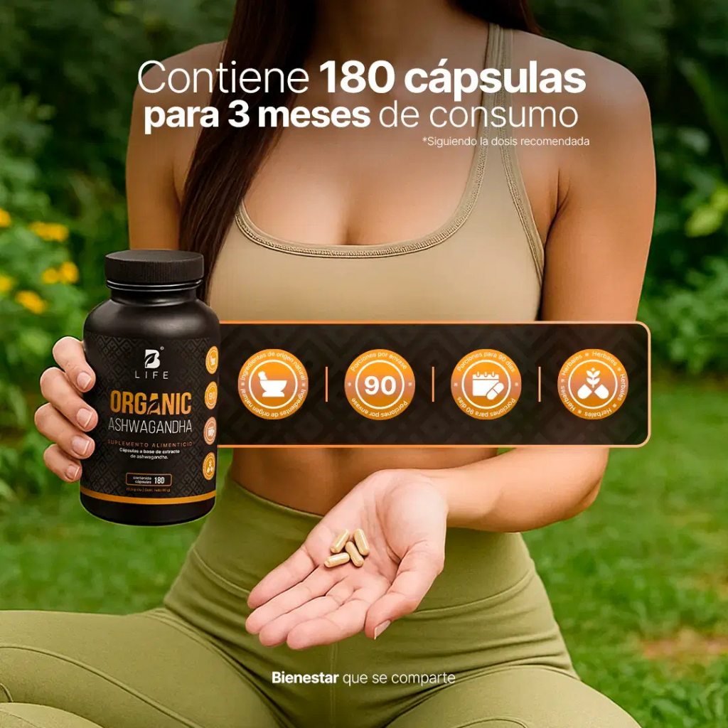 Ashwagandha | B Life | 200 Cápsulas