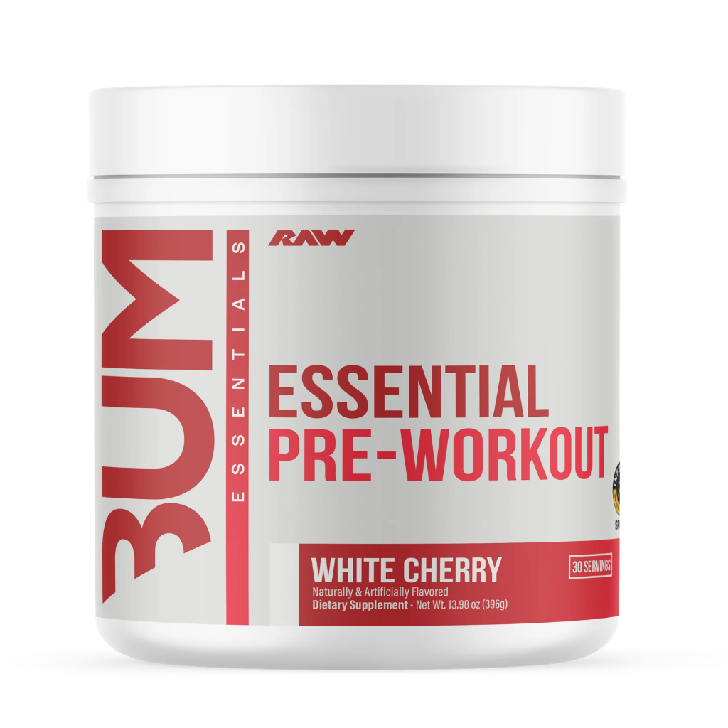 Bum Essential Pre-Workout | RAW Nutrition | 30 Servicios