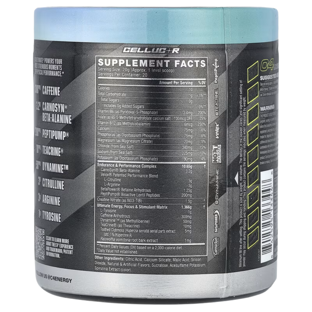 C4 Ultimate Pre-Workout | 20 Servicios