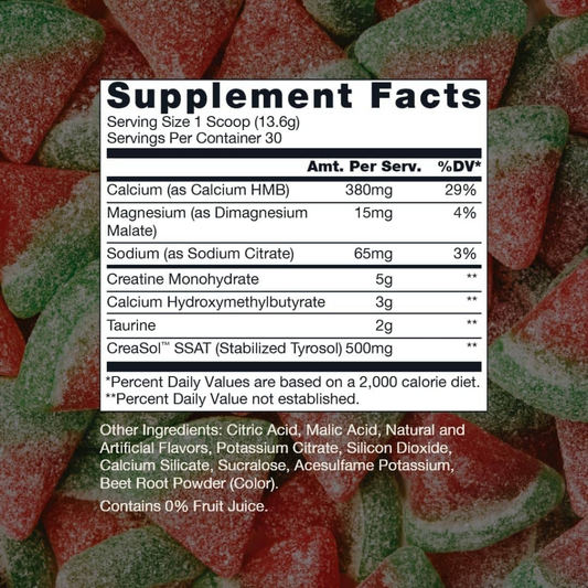 Creatine + HMB | RAW Nutrition | 30 Servicios