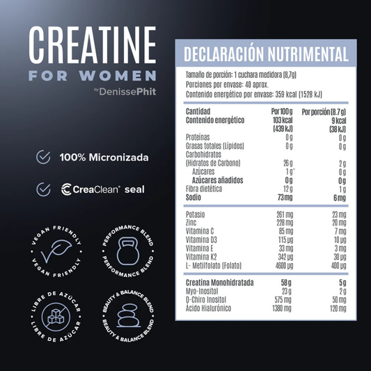Creatina For Women Birdman 40 Servs