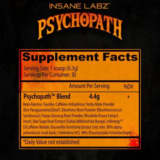 Psychopath | Insane Labz | 30 Servicios