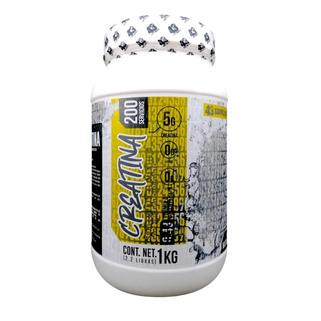 Creatina Monohidratada | 43 Supplements | 1 Kg