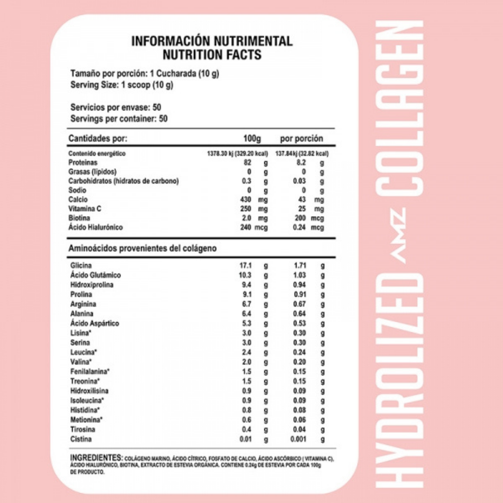 Colágeno Hidrolizado AMZ 500 g