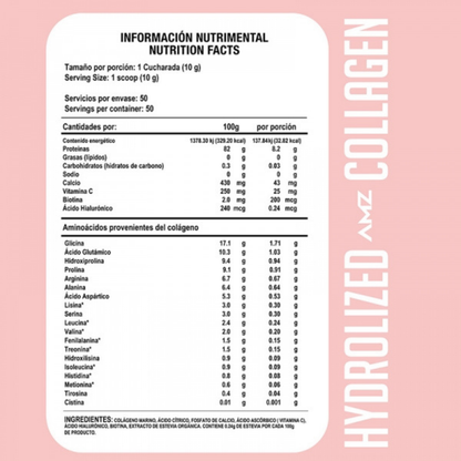 Colágeno Hidrolizado AMZ 500 g