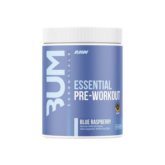 BUM Essential Pre-Workout RAW Nutrition | 20 Servicios