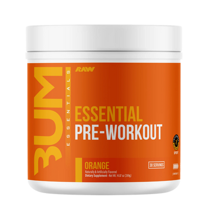 Bum Essential Pre-Workout | RAW Nutrition | 30 Servicios