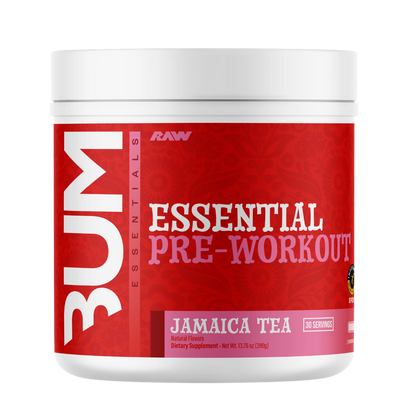 Bum Essential Pre-Workout | RAW Nutrition | 30 Servicios