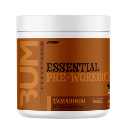 Bum Essential Pre-Workout | RAW Nutrition | 30 Servicios