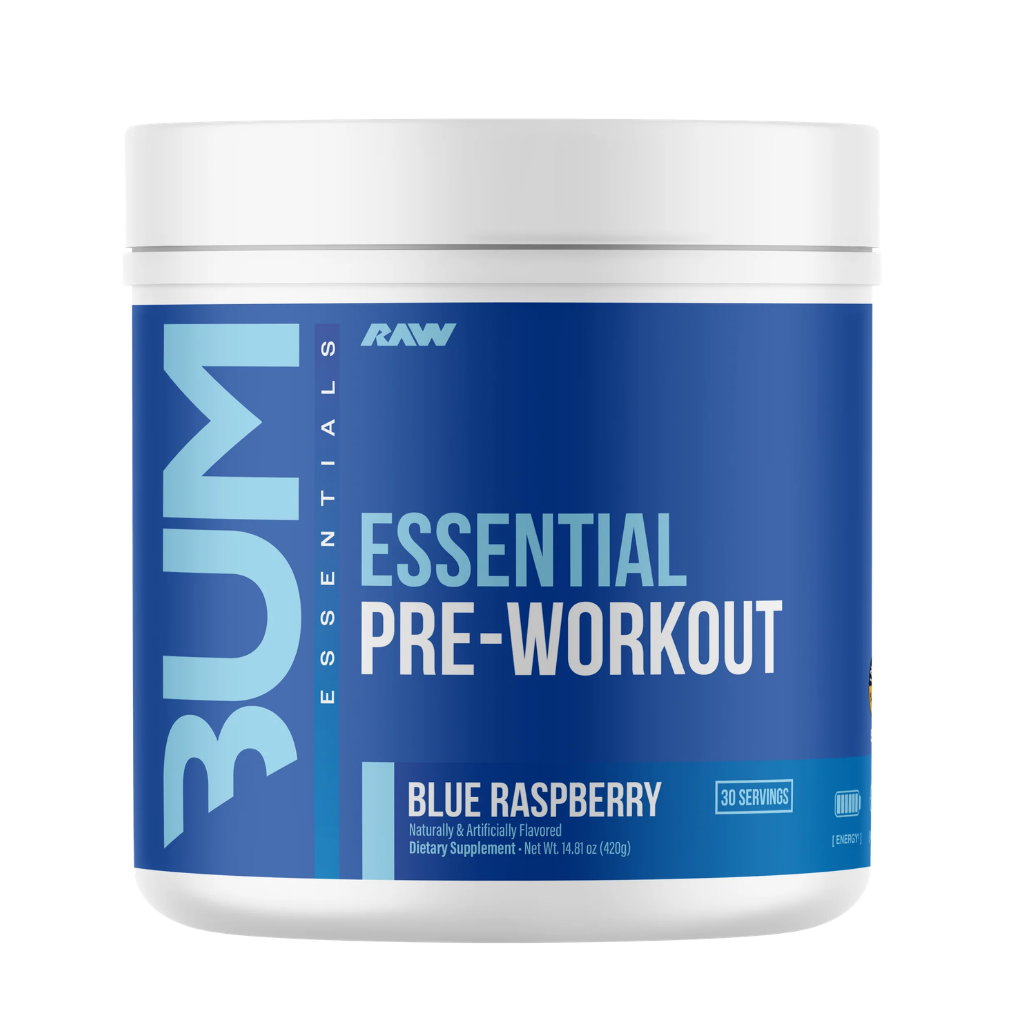 Bum Essential Pre-Workout | RAW Nutrition | 30 Servicios