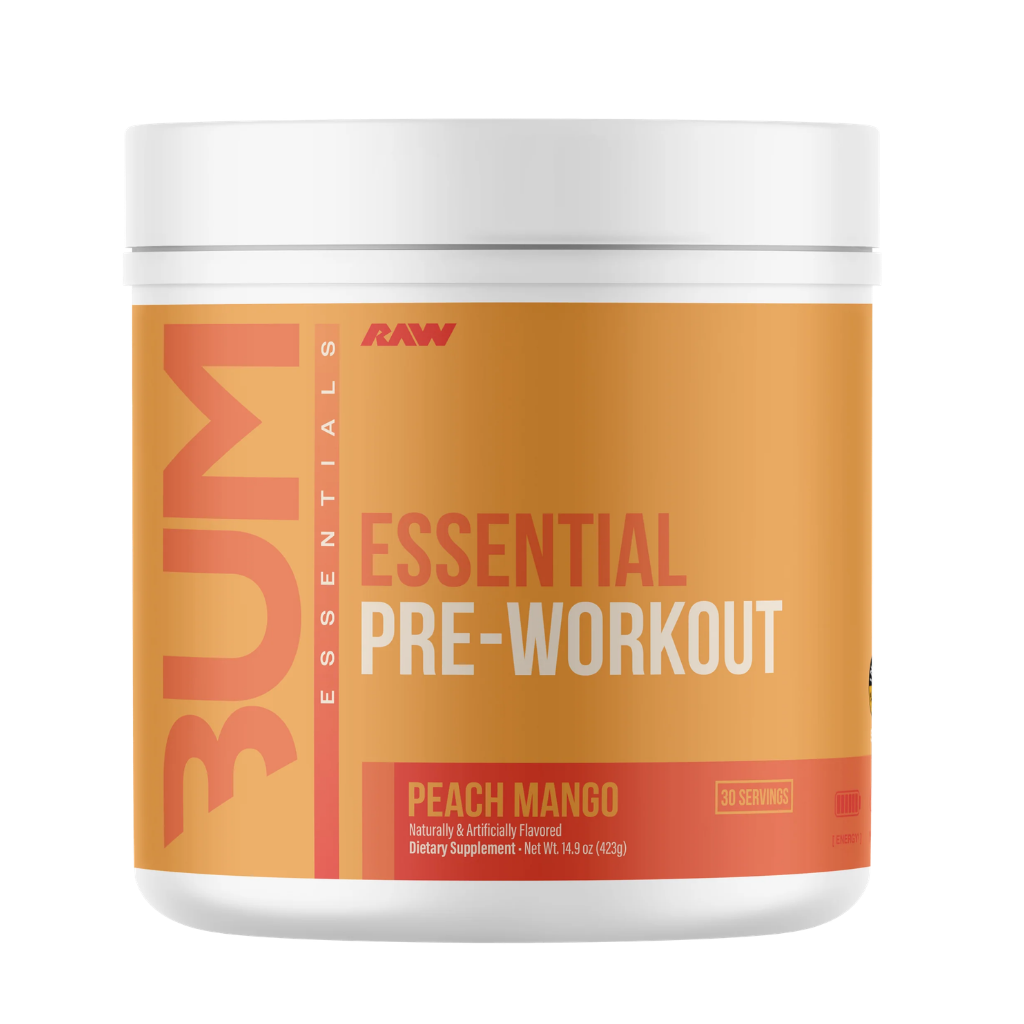 Bum Essential Pre-Workout | RAW Nutrition | 30 Servicios