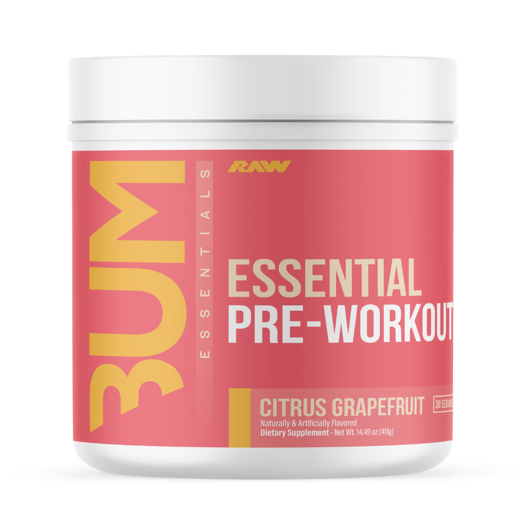 Bum Essential Pre-Workout | RAW Nutrition | 30 Servicios