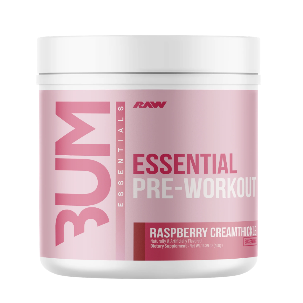 Bum Essential Pre-Workout | RAW Nutrition | 30 Servicios