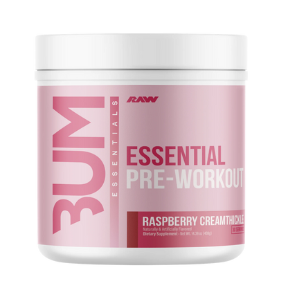 Bum Essential Pre-Workout | RAW Nutrition | 30 Servicios
