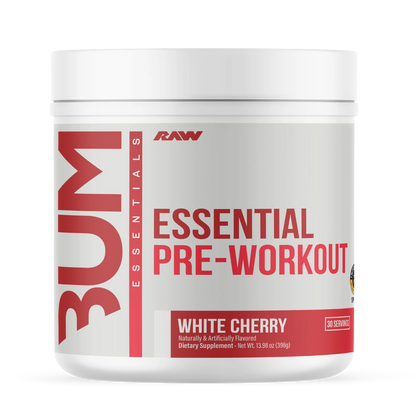 Bum Essential Pre-Workout | RAW Nutrition | 30 Servicios