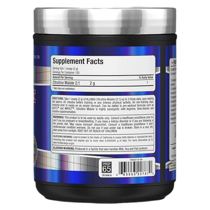 Citrulline Malate 2:1 | ALLMAX | 150 Servicios