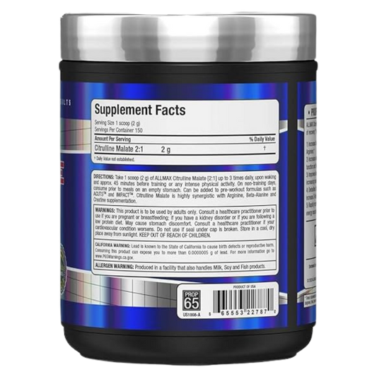 Citrulline Malate 2:1 | ALLMAX | 150 Servicios