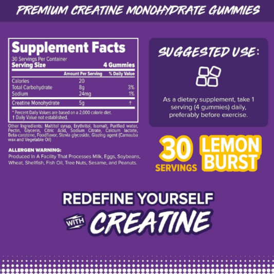 Creatine Gummies | FINAFLEX | 30 Servicios