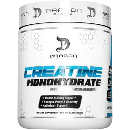 Creatina Monohidratada Dragon Pharma | 300 g 60 Servs | Sin Sabor