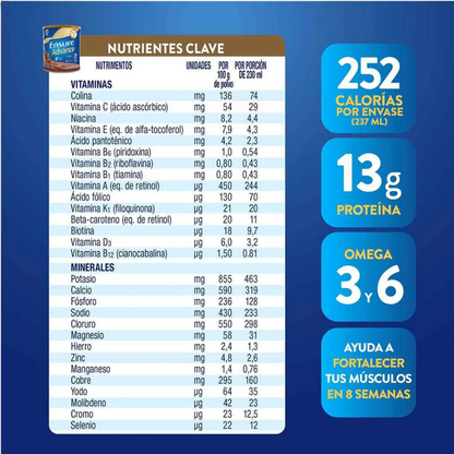 Ensure Advance en Polvo | Abbott | 400 g