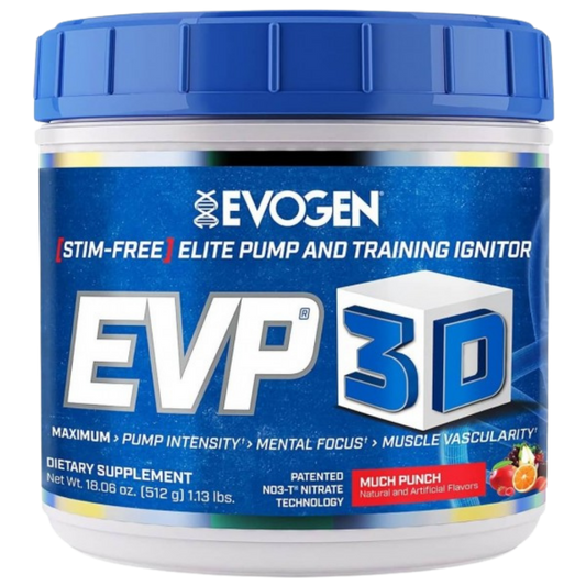 EVP-3D Non-Stim Pre-Workout | Evogen Nutrition | 40 Servicios