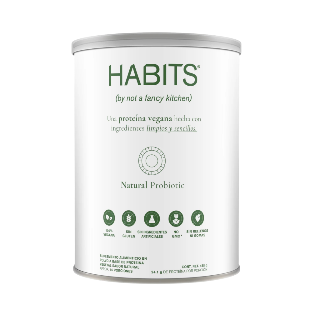 Proteína Vegetal con Probióticos | 488 g | Habits