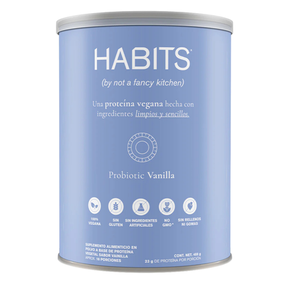 Proteína Vegetal con Probióticos | 488 g | Habits