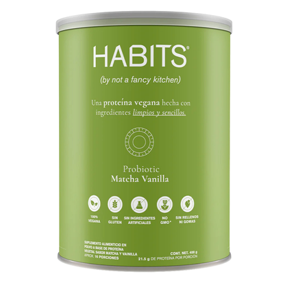 Proteína Vegetal con Probióticos | 488 g | Habits