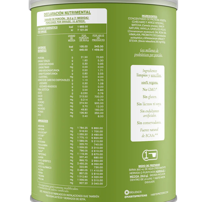 Proteína Vegetal con Probióticos | 488 g | Habits