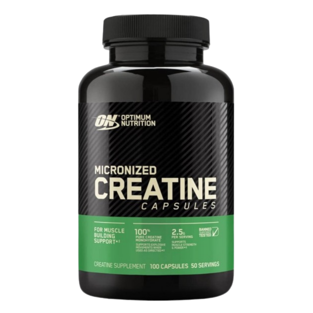 Creatine Capsules | 100 Cápsulas | Optimum Nutrition