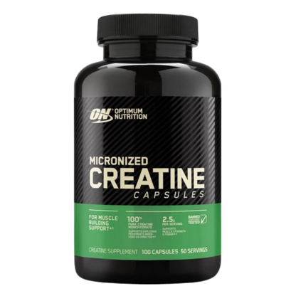 Creatine Capsules | 100 Cápsulas | Optimum Nutrition