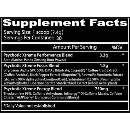 Psychotic Xtreme | Insane Labz | 30 Servicios