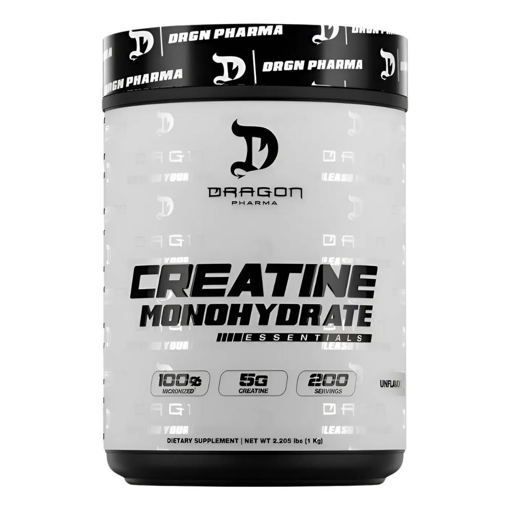 Creatina Monohidratada Dragon Pharma | 200 Servicios | Sin Sabor