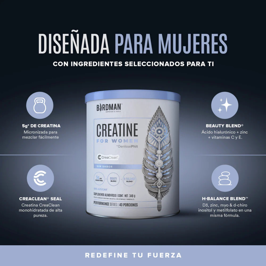 Creatina For Women Birdman 40 Servs