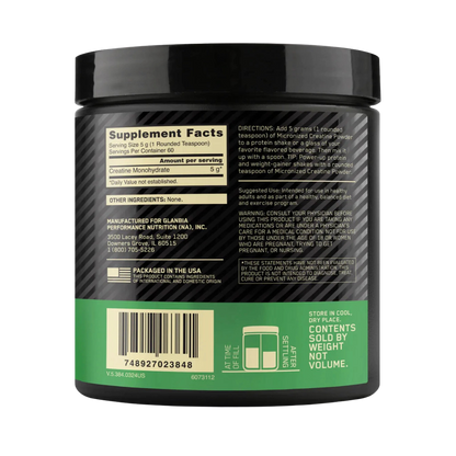 Creatina Monohidratada | Optimum Nutrition | 300 g | 60 Servicios