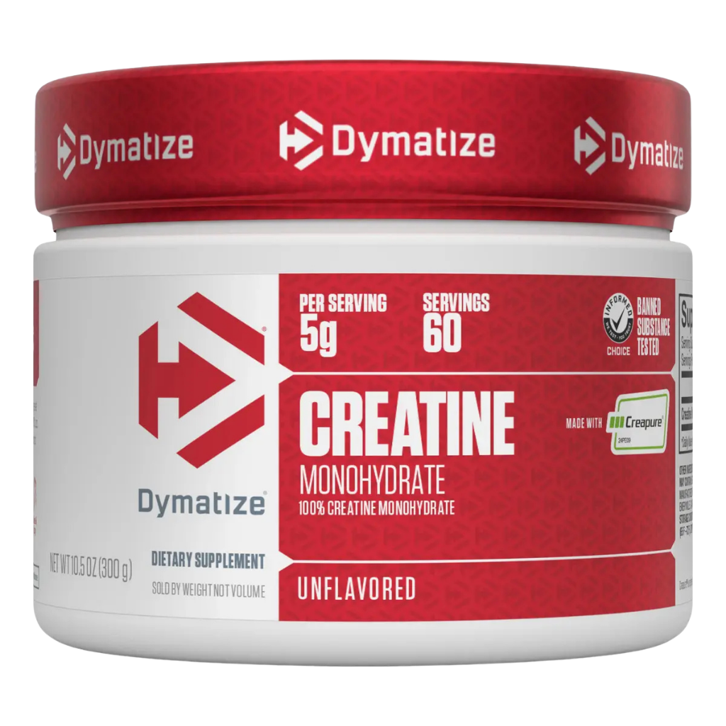 Creatina Monohidratada Creapure® Dymatize | 300 g | 60 Servicios