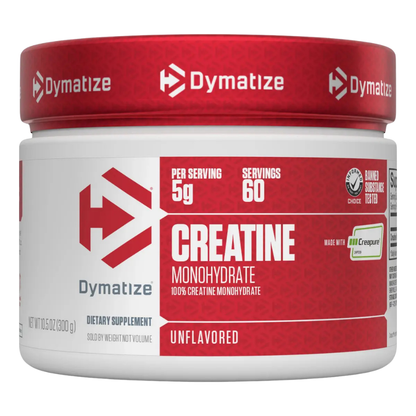Creatina Monohidratada Creapure® Dymatize | 300 g | 60 Servicios