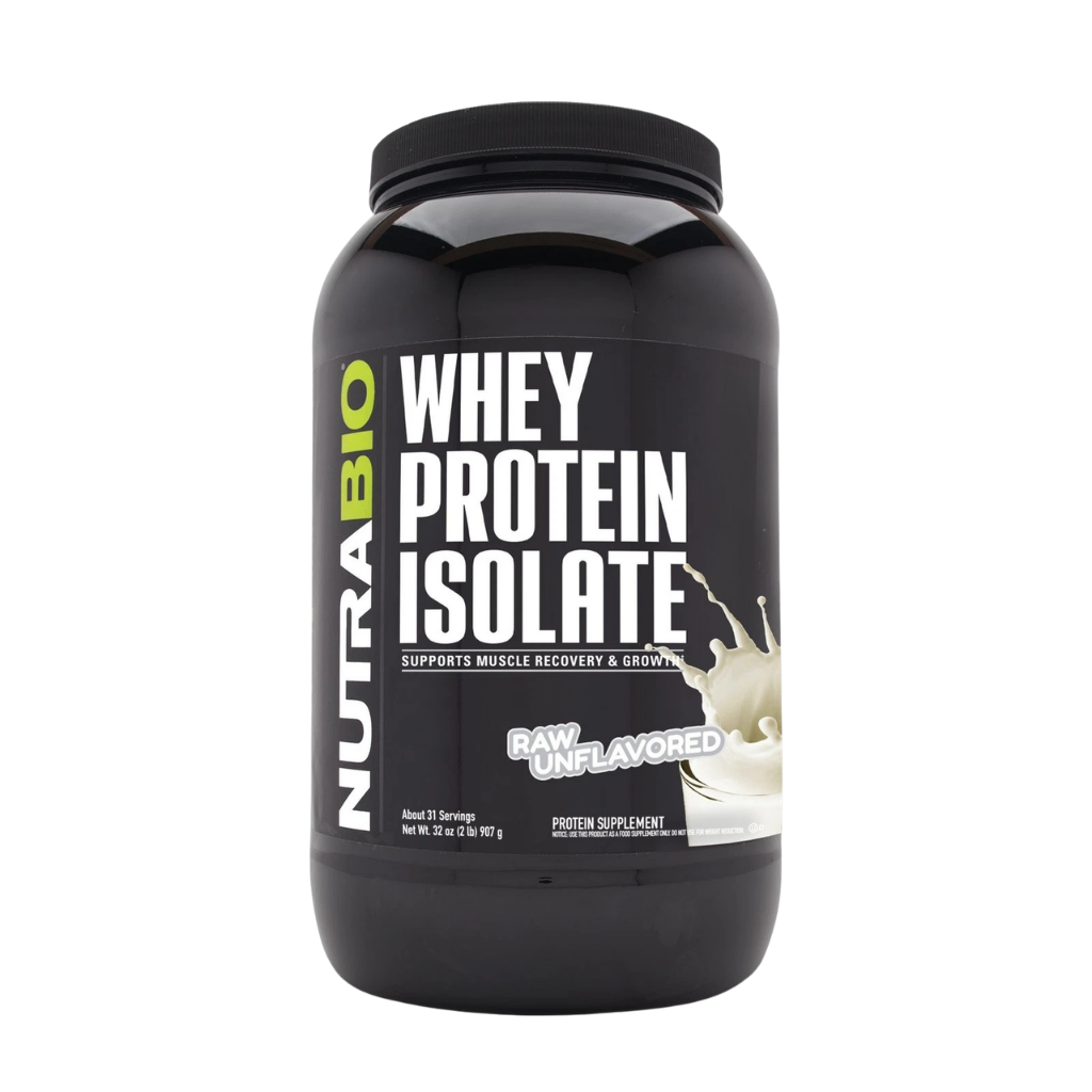 Whey Protein Isolate Unflavored | 2 lb | NutraBio