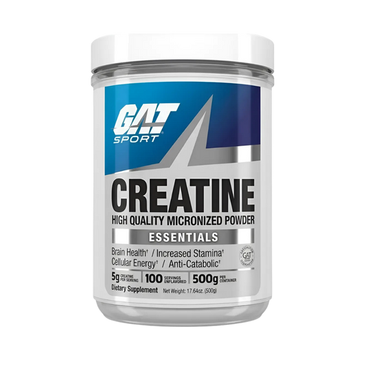 Creatina Monohidratada | GAT Sport | 500 g | 100 Servicios