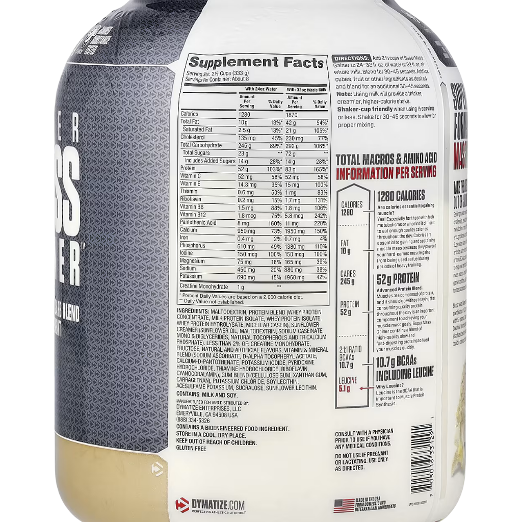 Super Mass Gainer | 6 lb | Dymatize
