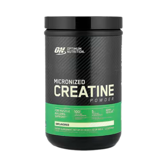 Creatina Monohidratada | Optimum Nutrition | 600 g | 120 Servicios