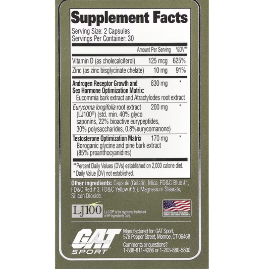 Testrol Platinum | 60 Tabletas |  GAT Sport