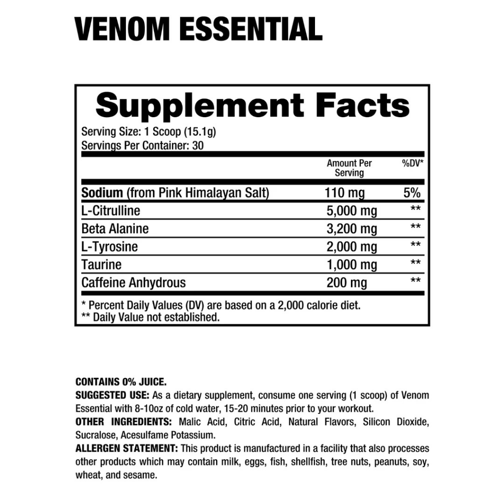 Venom Essential | 30 Servicios